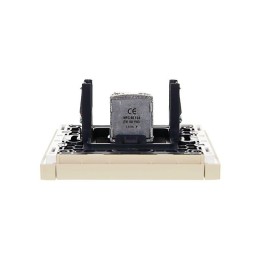 Розетка TV проходная FORTE&PIANO FP429 ваниль IEK FP-A10-P-K10