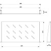 Полка консольная перфорированная SH-J017-1U-315-BK 19дюйм 1U Г=315мм RAL 9004 черн. Cabeus 8626c