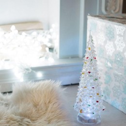 Фигура светодиодная "Елочка" 20см 1LED RGB 0.1Вт 4.5В IP20 элементы питания 3хAG13(LR44) (не в компл