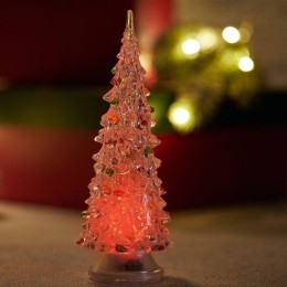 Фигура светодиодная "Елочка" 20см 1LED RGB 0.1Вт 4.5В IP20 элементы питания 3хAG13(LR44) (не в компл