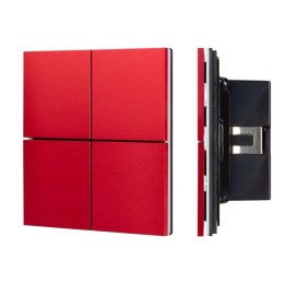 Панель кнопочная KNX-304-23-IN Rose Red (BUS Frameless) (IP20 металл) INTELLIGENT ARLIGHT 039664