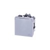 Розетка 1-м СП 2мод. Zenit 16А IP21 250В с заземл. Schuko защ. шторки с крышкой механизм серебр. ABB
