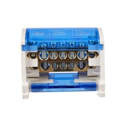 Шина на DIN-рейку в корпусе (кросс-модуль) ШНК 2х7 L+PEN IEK YND10-2-07-100