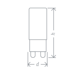 Лампа светодиодная 71 993 NLL-P-G9-3-230-3K 3Вт 3000К тепл. бел. G9 250лм 220-240В Navigator 71993