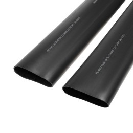 Трубка термоусадочная среднестен. клеевая 75/22 (3-4:1) 1м черн. Rexant 26-0075