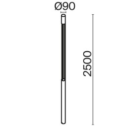 Светильник Mill 30Вт 3000К IP65 садово-парковый Maytoni O427FL-L30GF3K