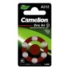 Элемент питания ZA312 Mercury Free A312-BP6 (0%Hg) 1.4В 170мА.ч для слуховых аппаратов BL-6 (блист.6