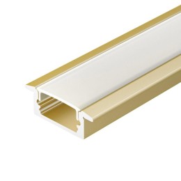 Профиль LINE-2308-F-2000 ANOD GOLD 2м алюм. Arlight 039989