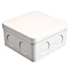Коробка распределительная ОП 105х105х56мм IP54 7 выходов без гермовводов крышка защелкивающаяся бел.