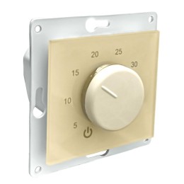 Термостат механический с ручным управлением; датчиком темпер. пола; под рамку Schneider Electric Glo
