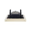 Розетка 2-м TV+SAT FORTE&PIANO FP438 ваниль IEK FP-AF20-O-K10