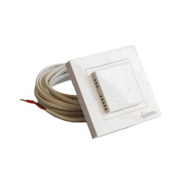 Термостат программируемый с сенсорными кнопками и датчиком темпер. пола без расписания; совместим с