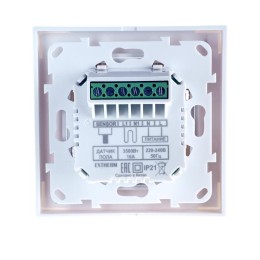 Термостат программируемый с сенсорными кнопками и датчиком темпер. пола без расписания; совместим с