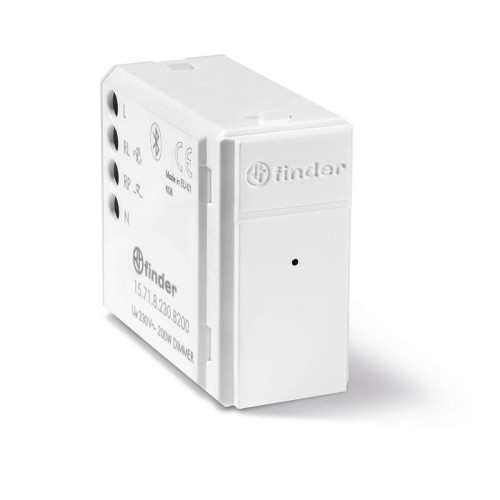 Диммер электронный 200Вт 230В AC монтаж в коробки BLE Yesly бел. FINDER 15718230B200PAS