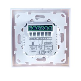 Термостат программируемый по Wi-Fi с сенсорными кнопками и датчиком темпер. пола; расписанием на нед