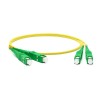 Патч-корд FC-D2-9-SC/AR-SC/AR-H-2M-LSZH-YL волоконно-оптический (шнур) SM 9/125 (OS2) SC/APC-SC/APC