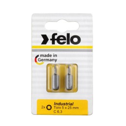 Бита Industrial TX 6х25 на блистере (уп.2шт) FELO 02606036