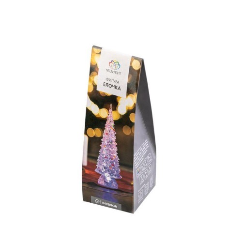 Фигура светодиодная "Елочка" 25см 1LED RGB 0.1Вт 4.5В IP20 элементы питания 3хAAA (не в компл.) Neon