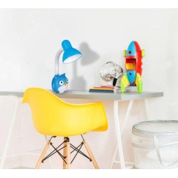 Светильник KD-380 С06 настол. "Сова" 230В 40Вт E27 син. Camelion 12605