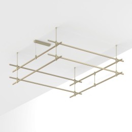 Трек ART-APRIORI-QUADRAT-2-ROD-400-2000х2000 OG IP20 метал. Arlight 054422