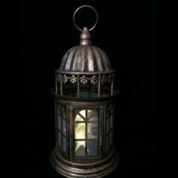 Светильник светодиодный декоративный "Фонарь" LN3-LD10-WW-ВО 26х13см 10 LED корич. SHLights 46906010