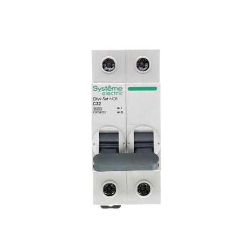 Выключатель автоматический модульный 2п C 32А 4.5кА City9 Set 230В SE C9F34232