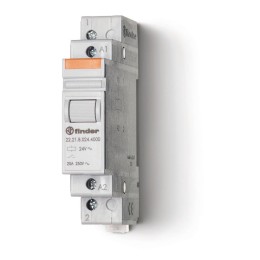 Контактор модульный 1NO 20А AgSnO2 48В AC 17.5мм IP20 опции: нет FINDER 222180484000