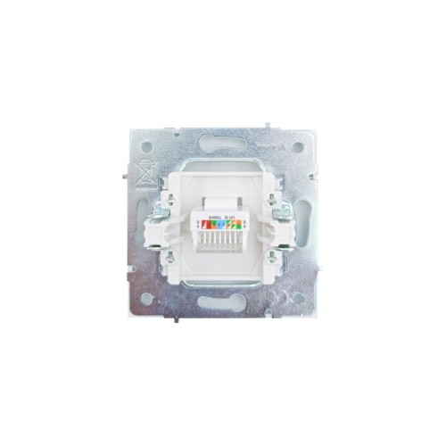 Розетка компьютерная 1-мест. СП ZIMA кат.5 бел. LEZARD 704-0288-139