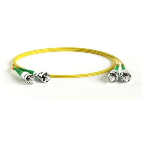 Патч-корд FC-D2-9-ST/AR-ST/AR-H-3M-LSZH-YL волоконно-оптический (шнур) SM 9/125 (OS2) ST/APC-ST/APC