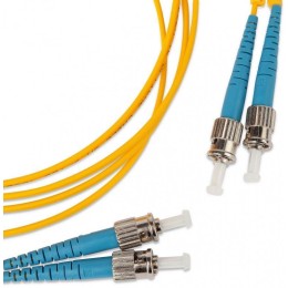 Патч-корд FC-D2-9-ST/UR-ST/UR-H-5M-LSZH-YL волоконно-оптический (шнур) SM 9/125 (OS2) ST/UPC-ST/UPC