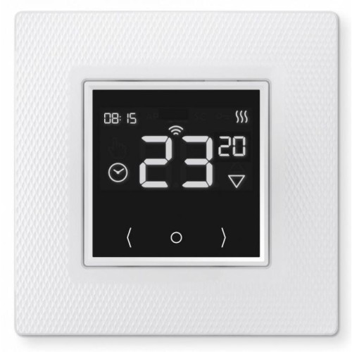 Терморегулятор программируемый EcoSmart 25 3.5кВт 16А сенсор. дисплей датчик пола/датчик воздуха в к