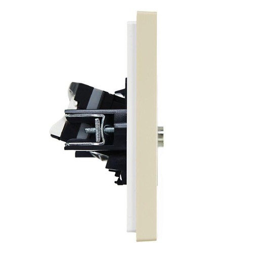 Розетка 2-м TV+RJ45 кат.5E FORTE&PIANO FP436 ваниль IEK FP-AK20-1-K10
