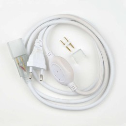 Провод электрический UCX-SP2/N21 WHITE 1 STICKER для светодиодных лент ULS-N21 NEON 220В 8х16мм 2 ко