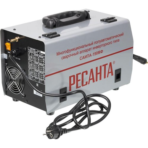 Инвертор сварочный полуавтомат. САИПА-190МФ 190А d06-0.8мм сварочной провол. 220В IP21 Ресанта 65/24
