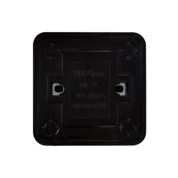 Переключатель проходной 1-кл. ОП Олимп 10А IP20 с подсветкой черн. Universal 2211