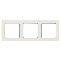 Рамка 3-м Стокгольм бел. с линией цвета син. PROxima EKF EAM-G-304-30