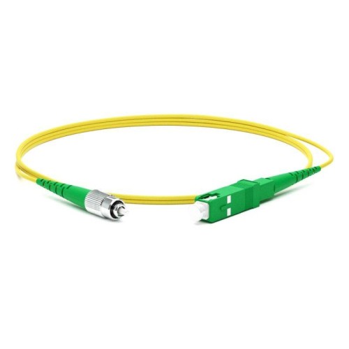 Патч-корд FC-S2-9-FC/AR-SC/AR-H-5M-LSZH-YL волоконно-оптический (шнур) SM 9/125 (OS2) FC/APC-SC/APC