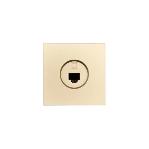 Розетка компьютерная 1-мест. СП ZIMA IP20 зол. LEZARD 704-3688-140