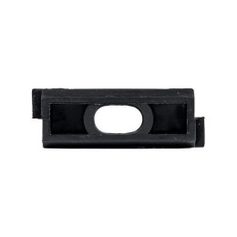 Держатель для труб (клипса) d25мм черн. (уп.100шт) Plast EKF derj-z-25-black