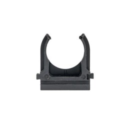 Держатель для труб (клипса) d25мм черн. (уп.100шт) Plast EKF derj-z-25-black