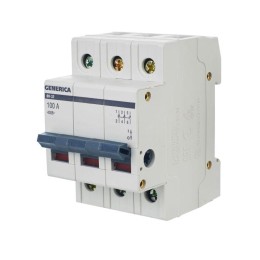Выключатель нагрузки (мини-рубильник) 3п 100А ВН-32 GENERICA MNV15-3-100