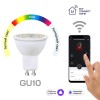 Лампа Умная Connect GU10 5Вт WIFI RGBW EKF slwf-gu10-rgbw