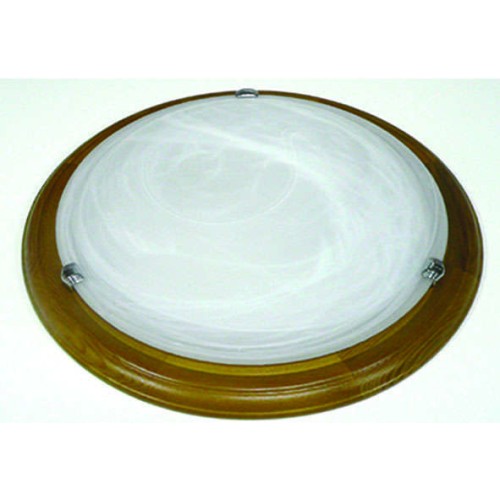 Светильник 2х60 "Италия" d36 2х60Вт E27 IP20 бел. арм. дуб 1701 Альфа Лайт 3001/д