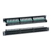 Патч-панель 19дюйм 1U 48 портов RJ45 кат.6 Dual IDC PLHD-48-Cat.6-Dual IDC-1U высокой плотности Cabe