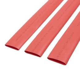 Трубка термоусадочная двустенная клеевая 24/8 (3:1) 1м красн. Rexant 26-2404