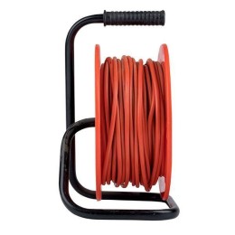 Удлинитель на катушке 4х50м без заземл. 6А IP20 Атлант 2.0 1.3кВт ПВС 2х0.75 PROxima EKF UKA02-06-27