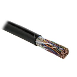 Кабель витая пара U/UTP кат.3 100 пар 24 AWG ОЖ solid внешн. UV PE -40град.C- +50град.C UUTP100-C3-S