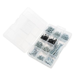 Набор гвоздей 1260шт пластик. коробка Kranz KR-01-3101-12