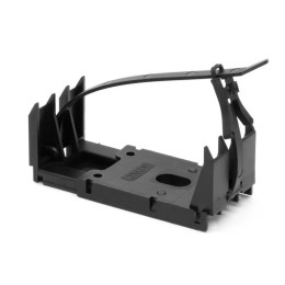 Держатель для труб (клипса) d15-55мм Angara раздвижной с хомутом для крышек 70; 90; 120мм DKC AIR000