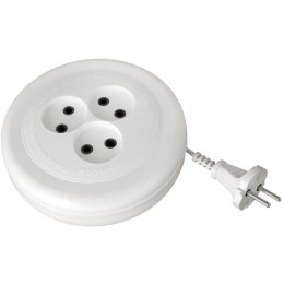 Удлинитель 3х3м без заземл. 6А IP20 SR 3х3-R УХ6-103 1.3кВт ШВВП Volsten 12432